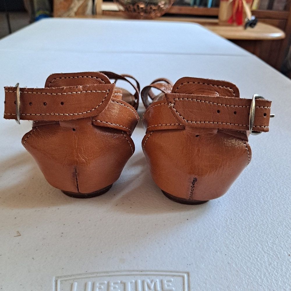 Brown Mexican Huaraches - Picture 5 of 7